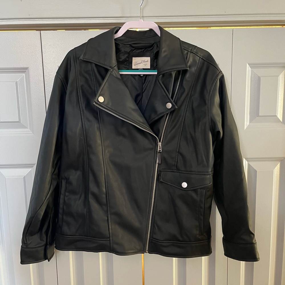 Universal Thread Black Leather Jacket - image 1